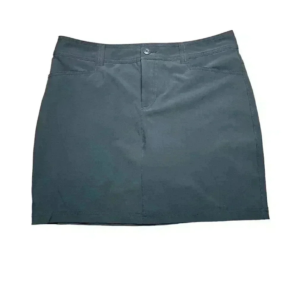 Eddie Bauer Women's Gray Skort Size 16 Activewear with UPF Protection